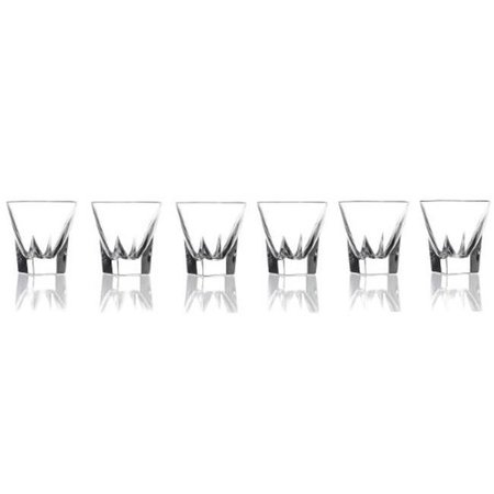 LORENZO IMPORTS Lorenzo Imports 239860 RCR Fusion Crystal Shot Glasses 239860